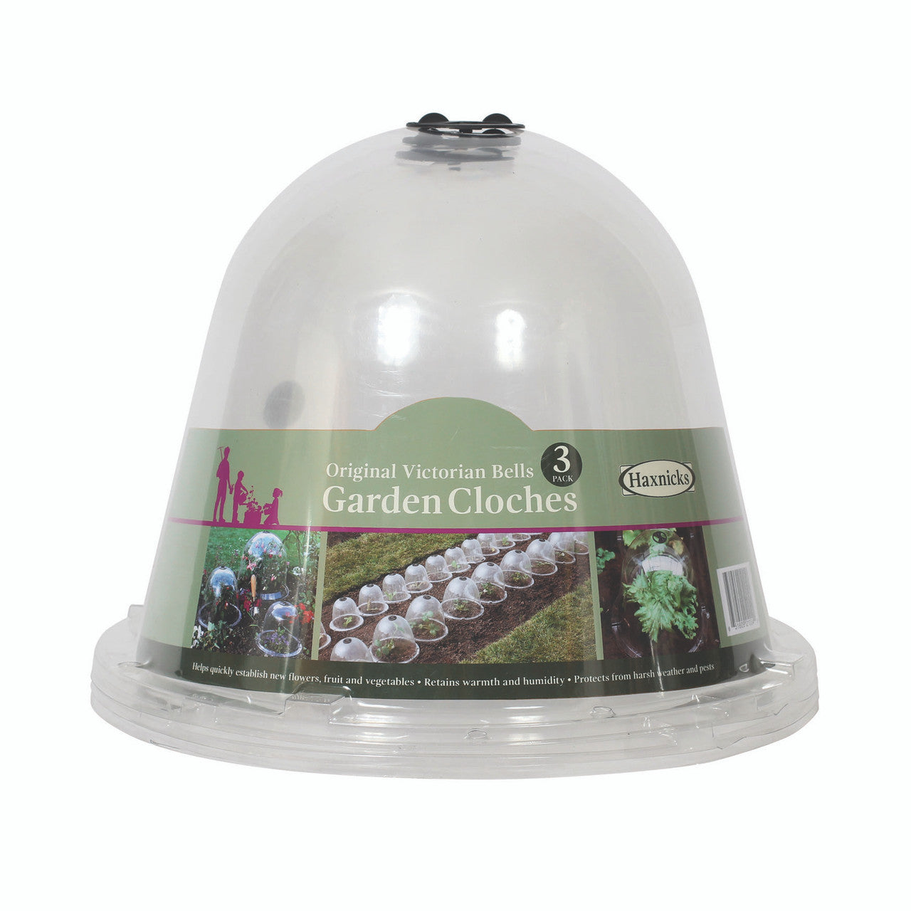 plastic cloches for garden plants Tierra Garden Baby Victorian Bell Cloche 3pk