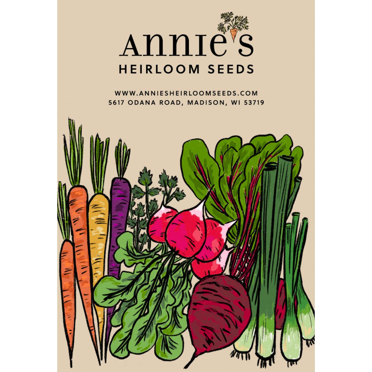 Annie’s Turnip Mix (Brassica rapa) Annies Heirloom Seeds